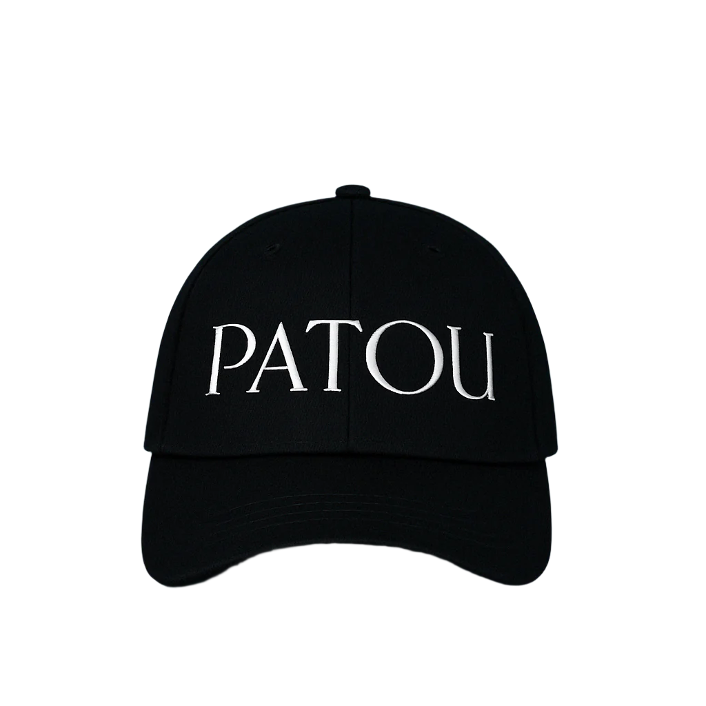 Patou Signature Black Baseball Cap