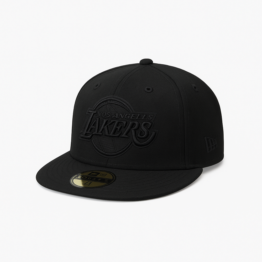 Los Angeles Lakers Black New Era Cap – 59FIFTY Fitted