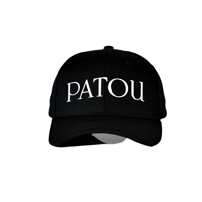 Patou Signature Black Baseball Cap